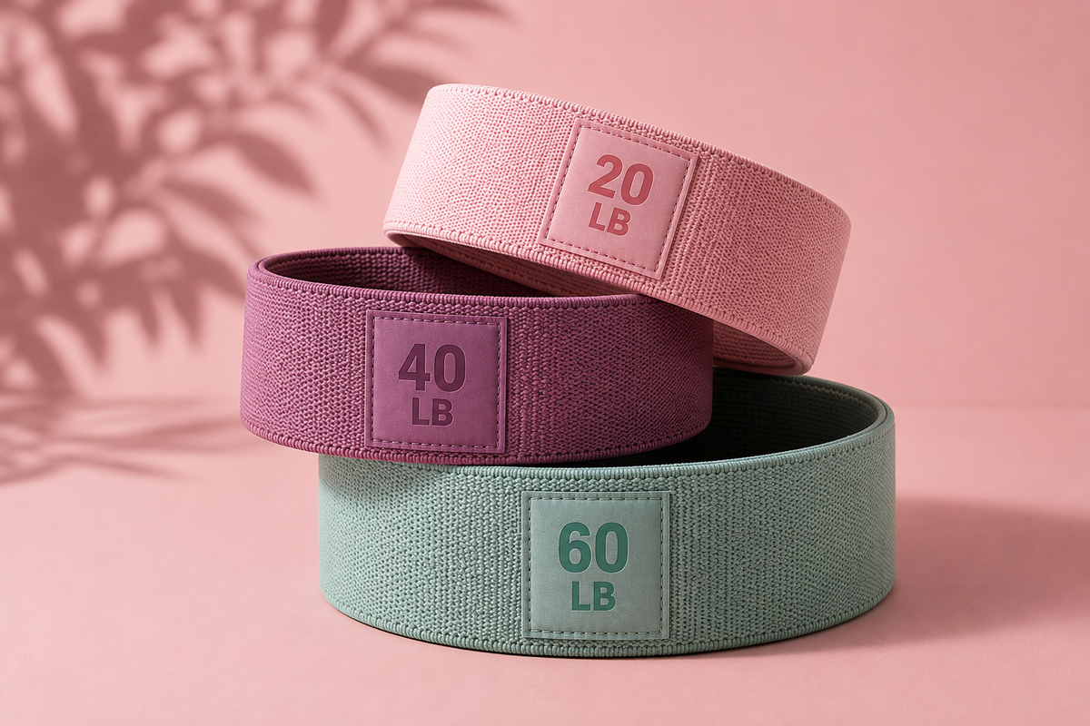 SculptBand Pro — Fabric Resistance Bands Set (Pack of 3)